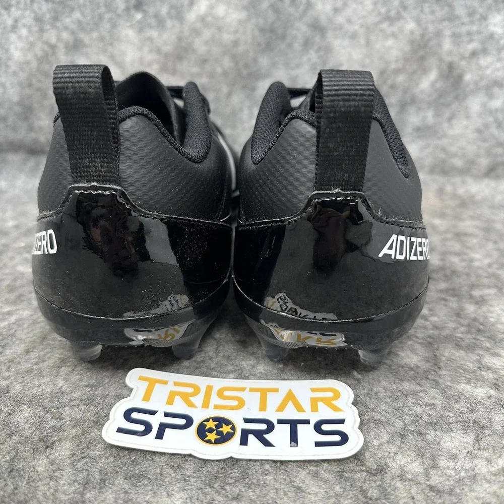 Adidas Adizero Electric.2 Football Cleats Mens Size 9 Black White IF2452